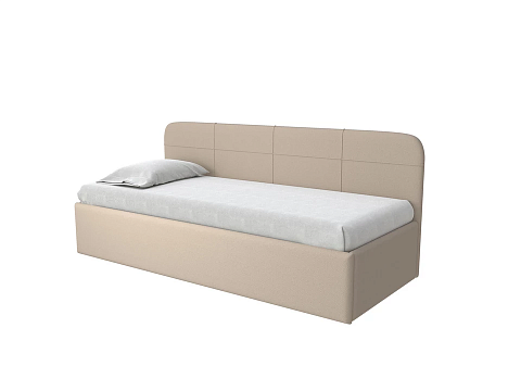 Кровать 80х190 Life Junior софа (без основания) - Небольшая кровать в мягкой обивке в лаконичном дизайне.
