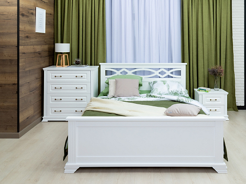Кровать 180х220 Niko - Кровать в стиле современной классики из массива
