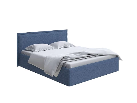 Кровать в стиле минимализм Aura Next - Кровать в лаконичном дизайне в обивке из мебельной ткани